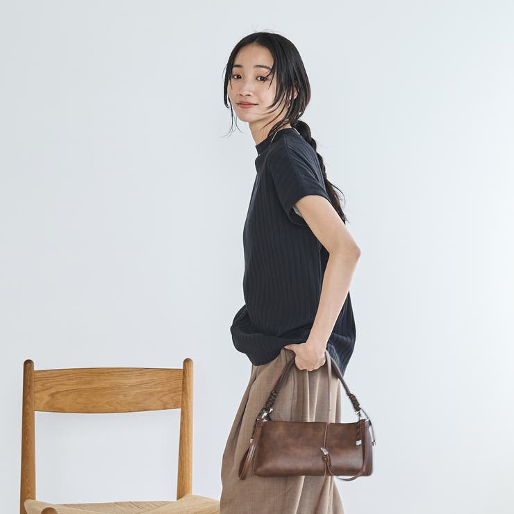 USAコットンワイドリブリピTフレンチスリーブ | coen【women】 | 詳細画像9 