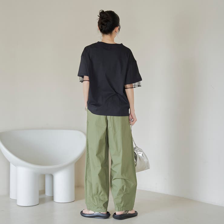 チュールレイヤーTシャツ | coen【women】 | 詳細画像20 