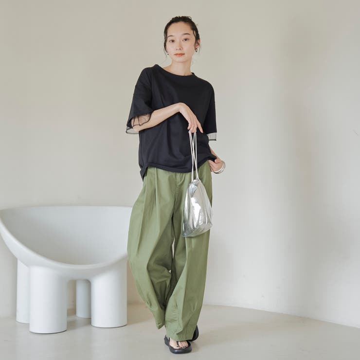 チュールレイヤーTシャツ | coen【women】 | 詳細画像21 