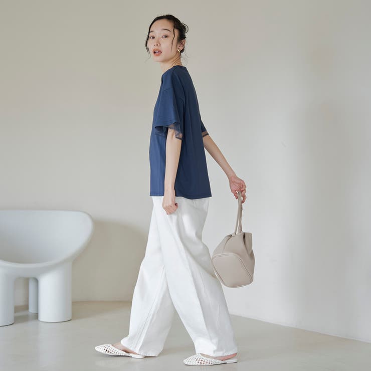 チュールレイヤーTシャツ | coen【women】 | 詳細画像25 