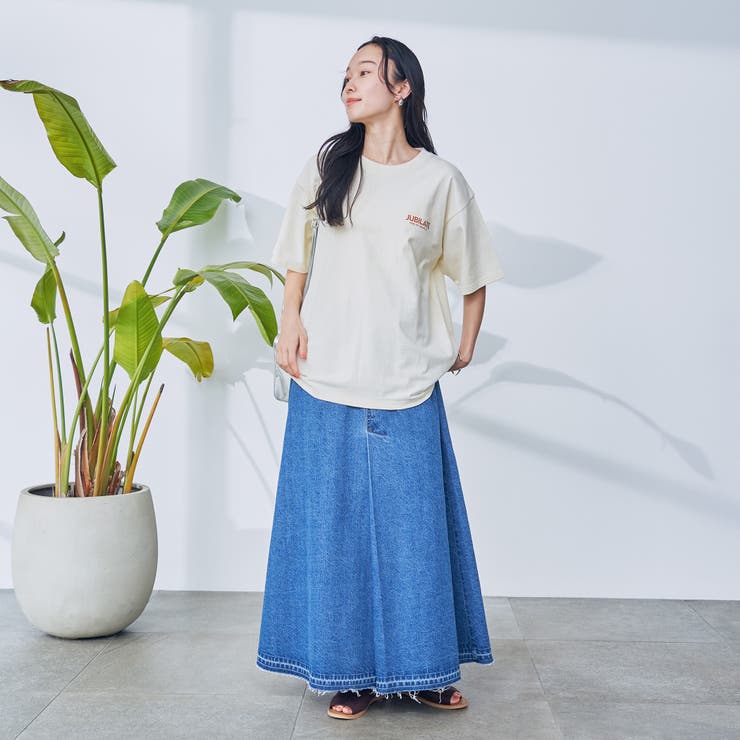 フラワーモチーフバックプリントTシャツ | coen【women】 | 詳細画像12 