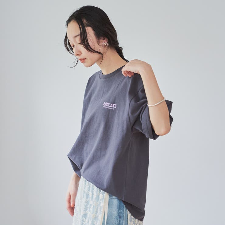 フラワーモチーフバックプリントTシャツ | coen【women】 | 詳細画像15 
