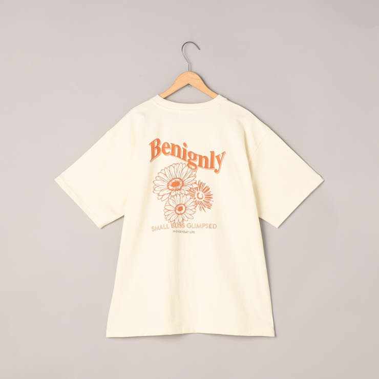 フラワーモチーフバックプリントTシャツ | coen【women】 | 詳細画像29 