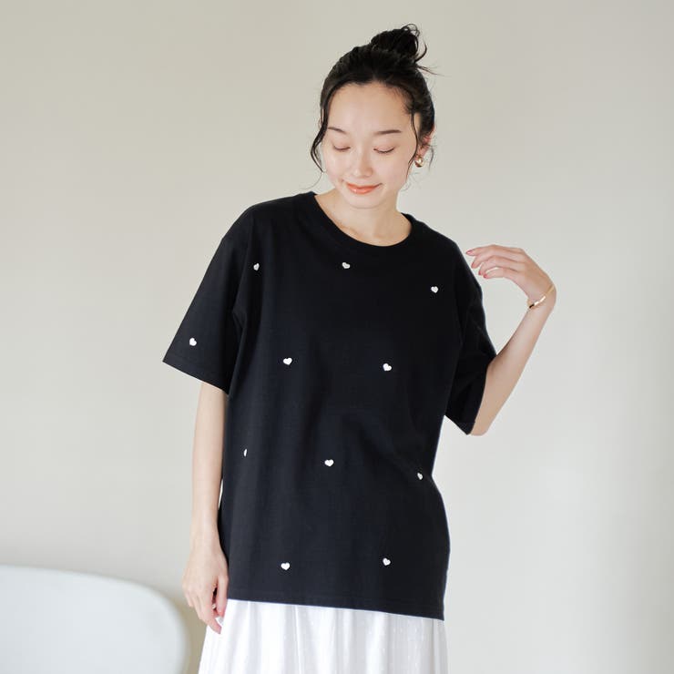 SunnySports（サニースポーツ）別注ハート刺繍Tシャツ | coen【women】 | 詳細画像10 