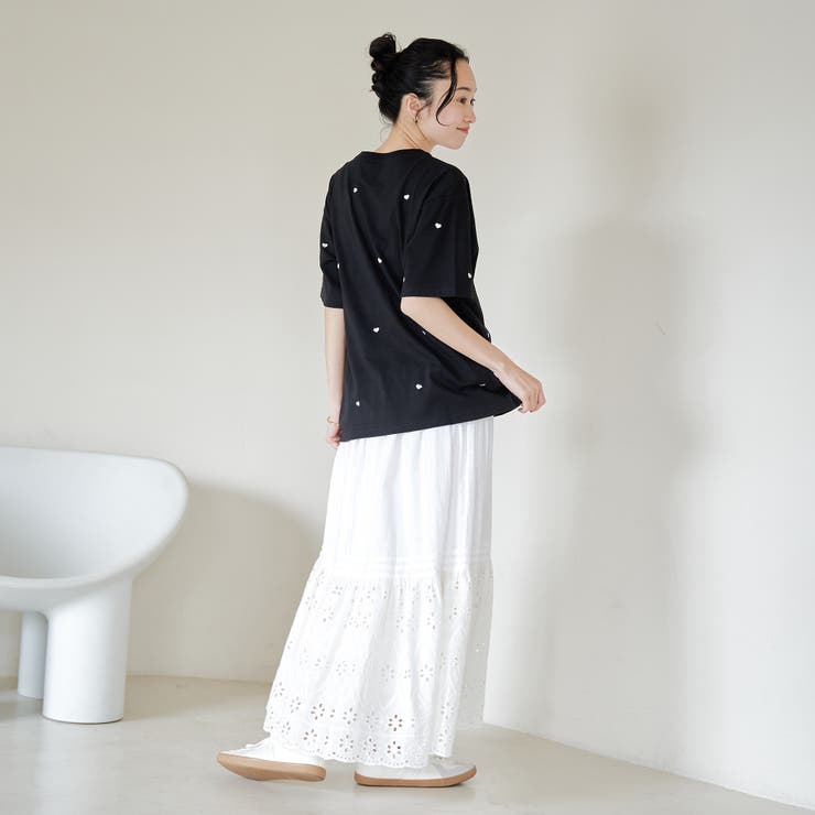 SunnySports（サニースポーツ）別注ハート刺繍Tシャツ | coen【women】 | 詳細画像15 