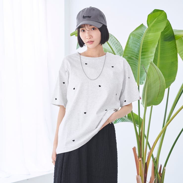 SunnySports（サニースポーツ）別注ハート刺繍Tシャツ | coen【women】 | 詳細画像18 