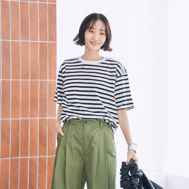 SunnySports（サニースポーツ）別注ハート刺繍Tシャツ | coen【women】 | 詳細画像22 
