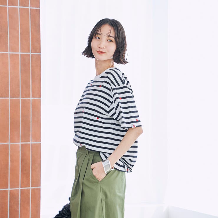 SunnySports（サニースポーツ）別注ハート刺繍Tシャツ | coen【women】 | 詳細画像23 