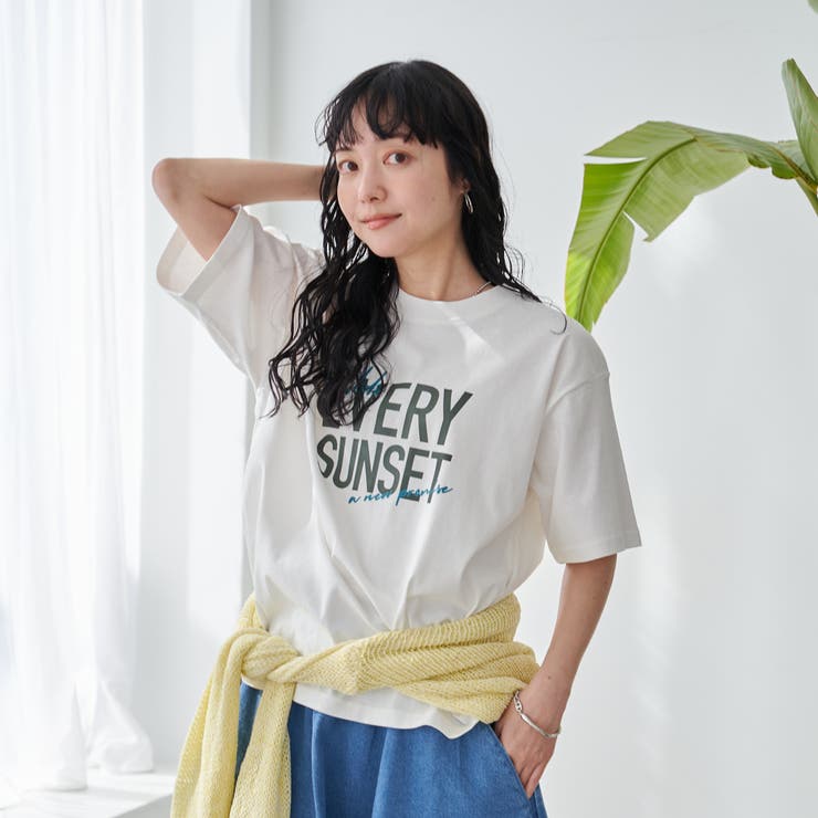 接触冷感ロゴアソートプリントTシャツ | coen【women】 | 詳細画像2 