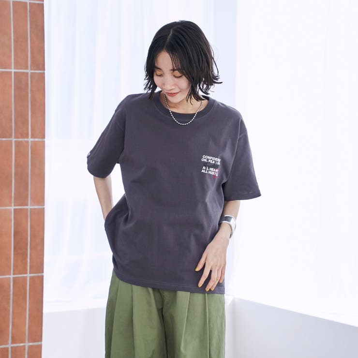 SunnySports（サニースポーツ）別注ハートモチーフプリントTシャツ | coen【women】 | 詳細画像8 