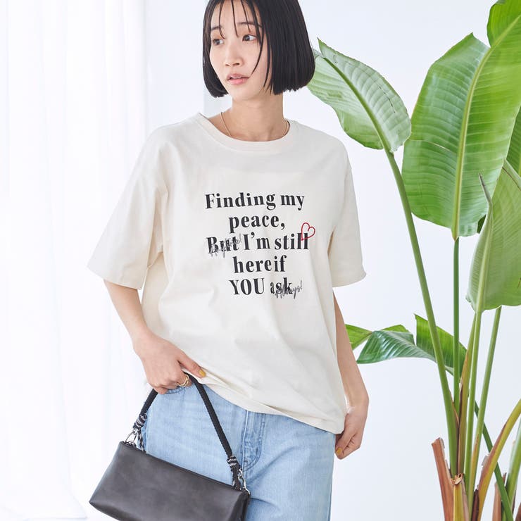 NATURAL | SunnySports（サニースポーツ）別注ハートモチーフプリントTシャツ | coen【women】