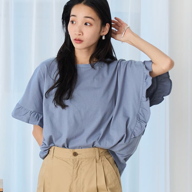 エマール検証済みWELLTECT USAコットン フリルスリーブプルオーバー | coen【women】 | 詳細画像1 