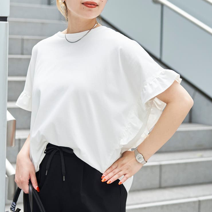 エマール検証済みWELLTECT USAコットン フリルスリーブプルオーバー | coen【women】 | 詳細画像2 