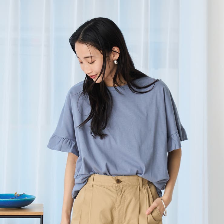 エマール検証済みWELLTECT USAコットン フリルスリーブプルオーバー | coen【women】 | 詳細画像27 