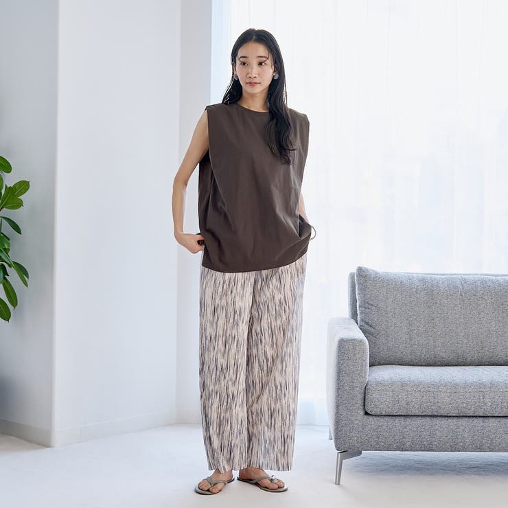 【WELLTECT】 USAコットンタックノースリーブTシャツ | coen【women】 | 詳細画像14 