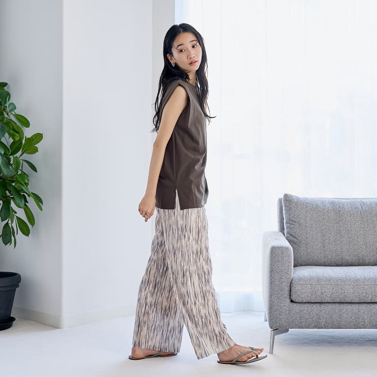 【WELLTECT】 USAコットンタックノースリーブTシャツ | coen【women】 | 詳細画像15 