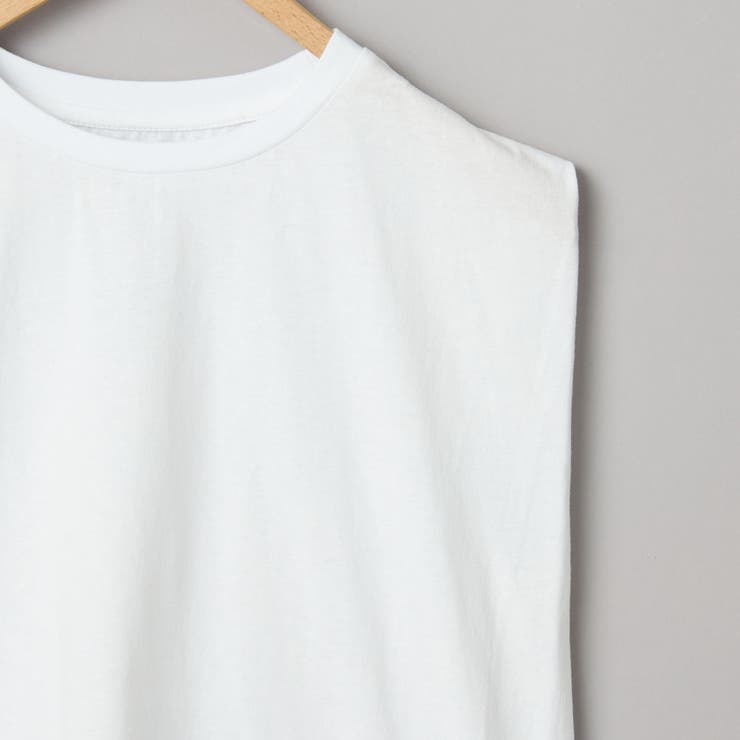 【WELLTECT】 USAコットンタックノースリーブTシャツ | coen【women】 | 詳細画像25 