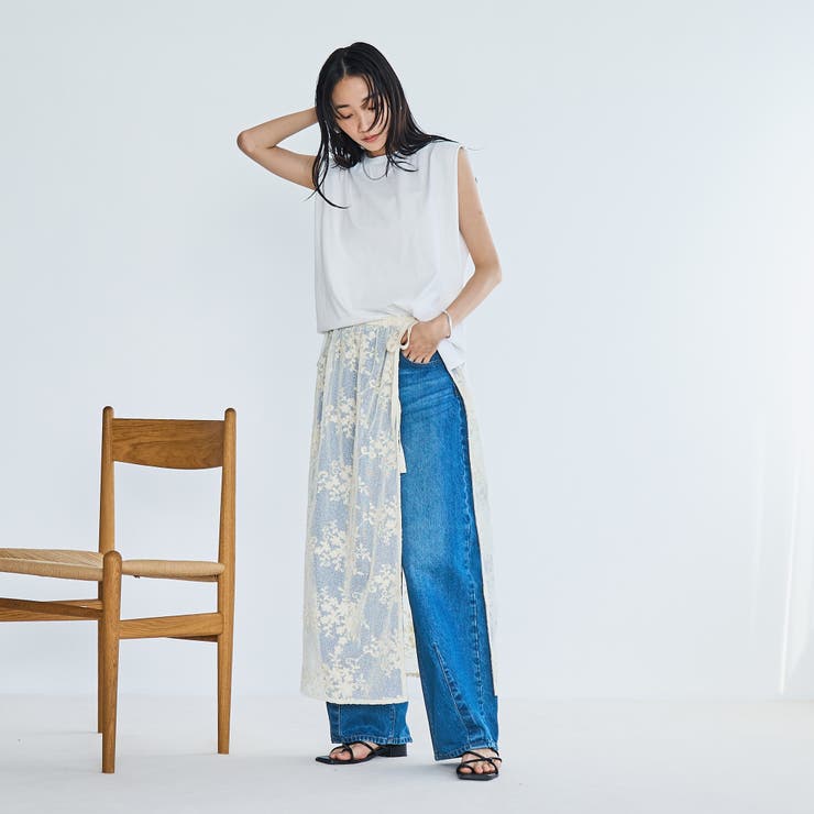 【WELLTECT】 USAコットンタックノースリーブTシャツ | coen【women】 | 詳細画像5 