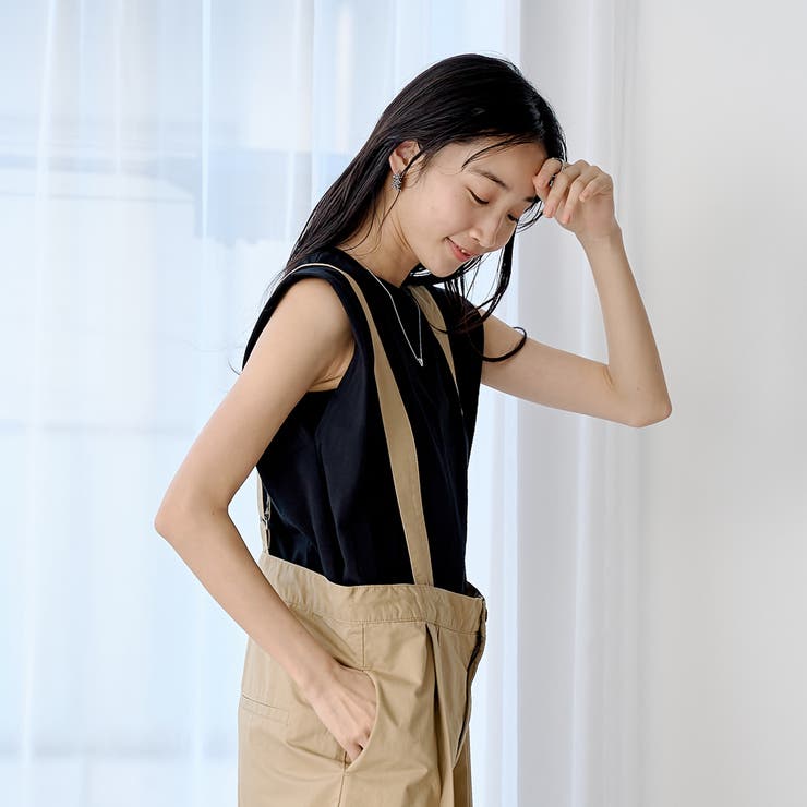 【WELLTECT】 USAコットンタックノースリーブTシャツ | coen【women】 | 詳細画像8 