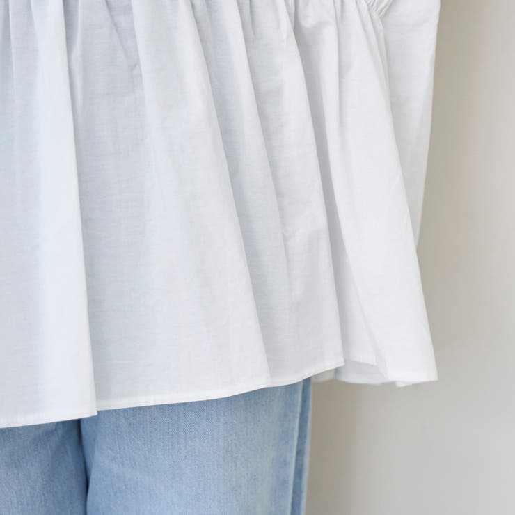 布帛ドッキングコットンロゴプリントT | coen【women】 | 詳細画像32 