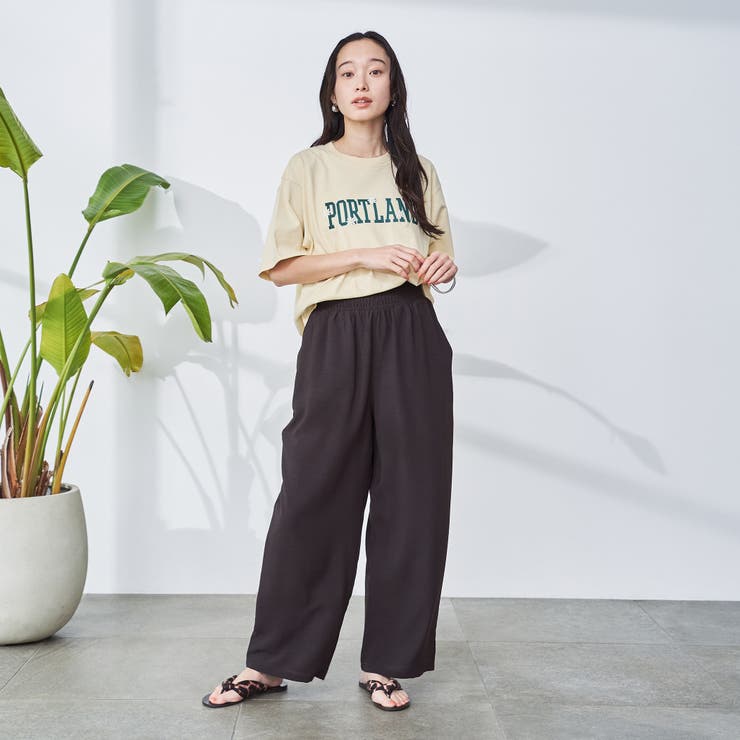 【接触冷感】カレッジロゴプリントTシャツ | coen【women】 | 詳細画像20 