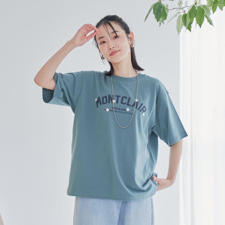 【接触冷感】カレッジロゴプリントTシャツ | coen【women】 | 詳細画像22 