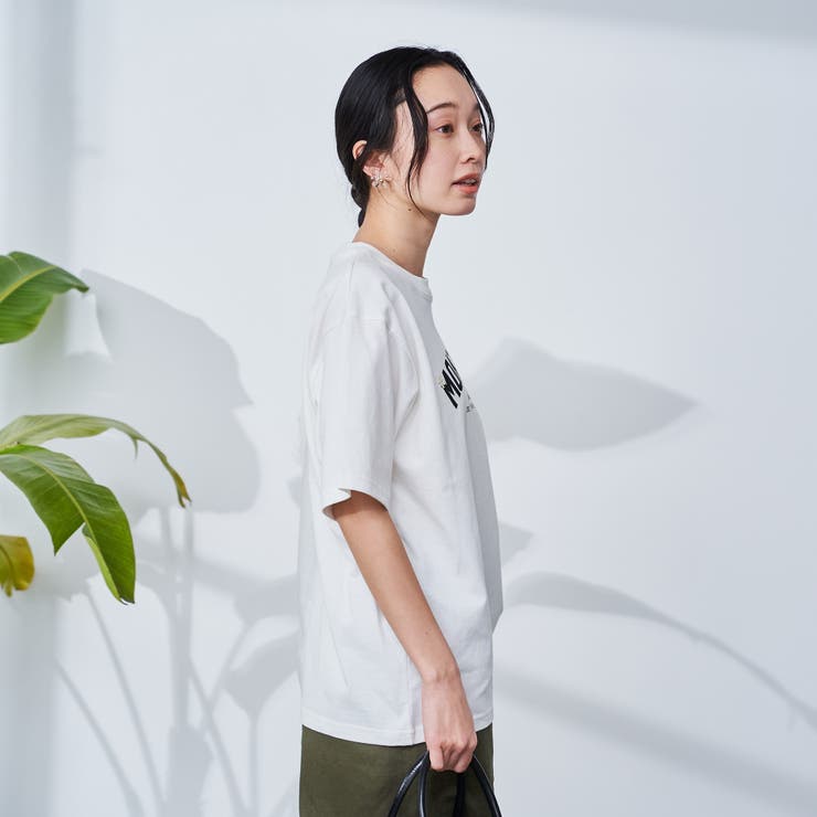 【接触冷感】カレッジロゴプリントTシャツ | coen【women】 | 詳細画像3 