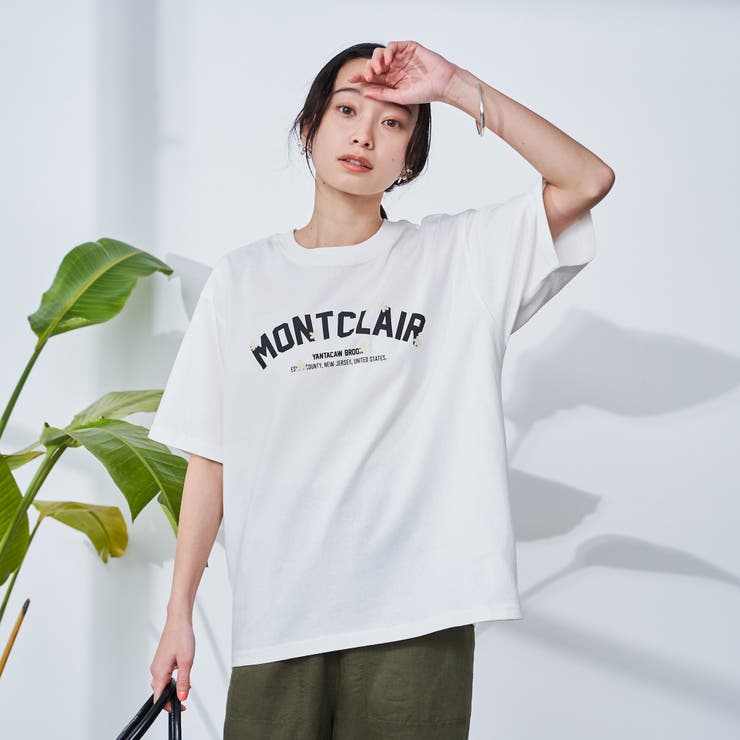 【接触冷感】カレッジロゴプリントTシャツ | coen【women】 | 詳細画像4 