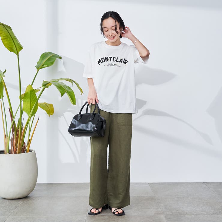 【接触冷感】カレッジロゴプリントTシャツ | coen【women】 | 詳細画像6 