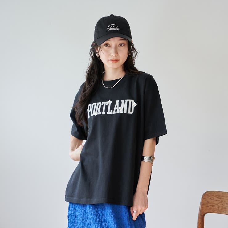 【接触冷感】カレッジロゴプリントTシャツ | coen【women】 | 詳細画像9 