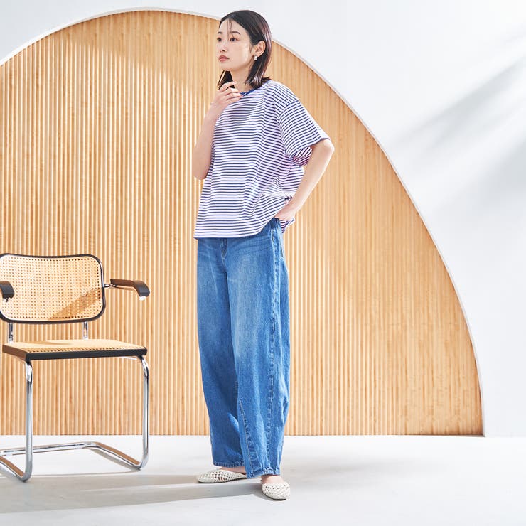 コットンレトロボーダー半袖シャツ | coen【women】 | 詳細画像11 