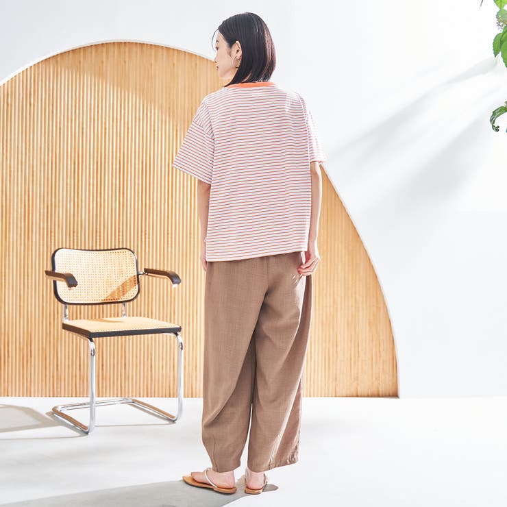 コットンレトロボーダー半袖シャツ | coen【women】 | 詳細画像18 