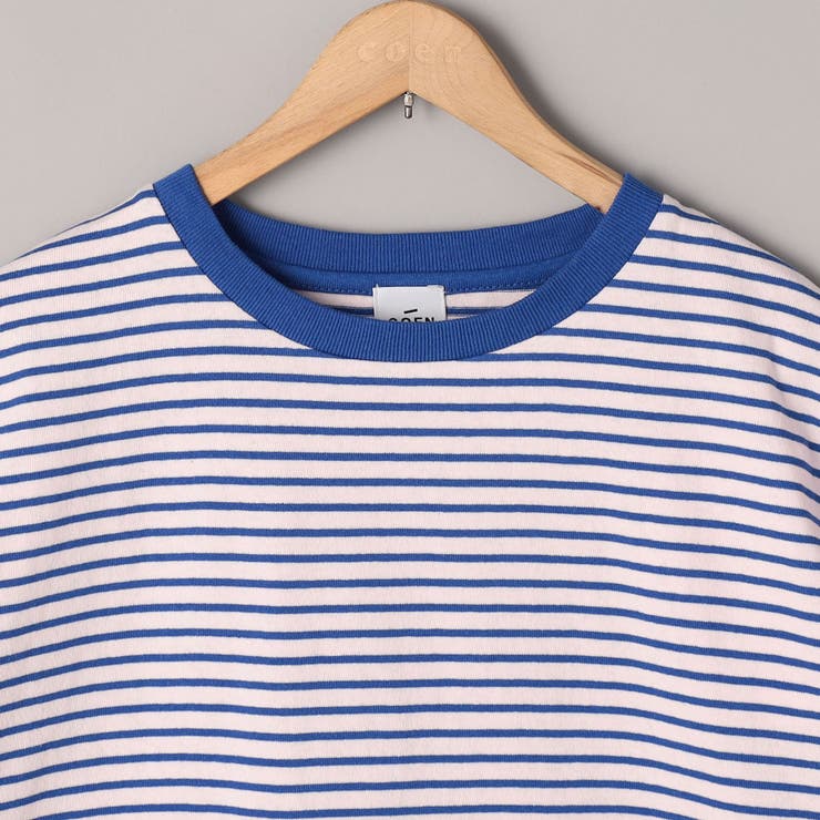 コットンレトロボーダー半袖シャツ | coen【women】 | 詳細画像30 