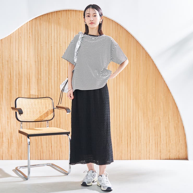 コットンレトロボーダー半袖シャツ | coen【women】 | 詳細画像5 