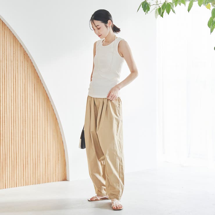 ハートモチーフリブ刺繍タンクトップ | coen【women】 | 詳細画像17 