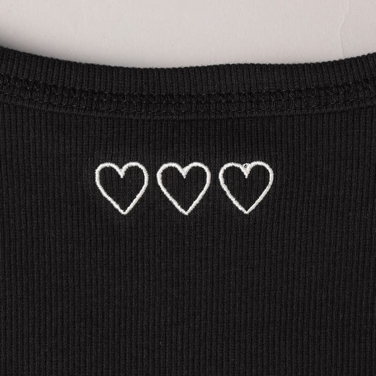 ハートモチーフリブ刺繍タンクトップ | coen【women】 | 詳細画像21 