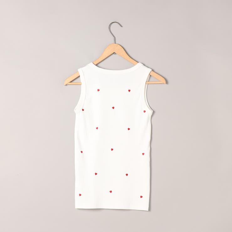 ハートモチーフリブ刺繍タンクトップ | coen【women】 | 詳細画像29 