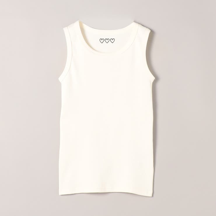 ハートモチーフリブ刺繍タンクトップ | coen【women】 | 詳細画像31 