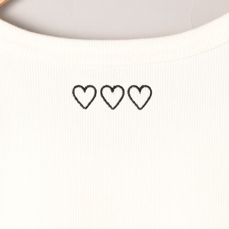 ハートモチーフリブ刺繍タンクトップ | coen【women】 | 詳細画像33 
