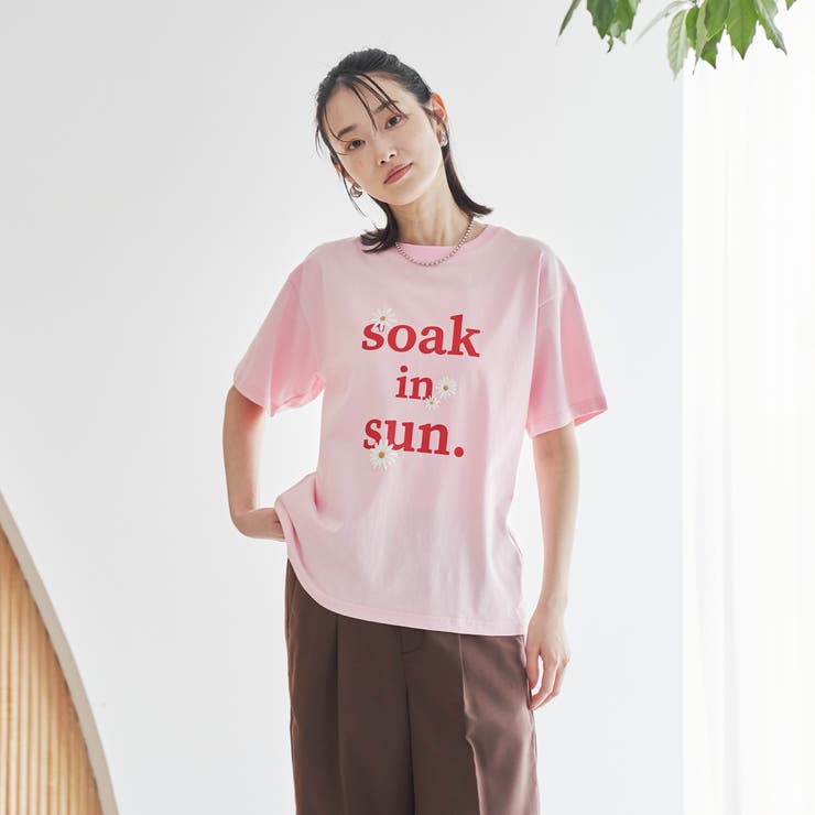 【スザンヌさんコラボ】Suuフラワーロゴ プリントT | coen【women】 | 詳細画像13 