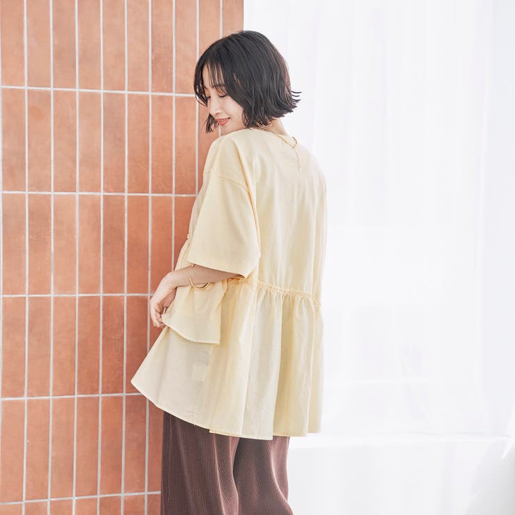 ピグメントフリルドッキングT | coen【women】 | 詳細画像15 