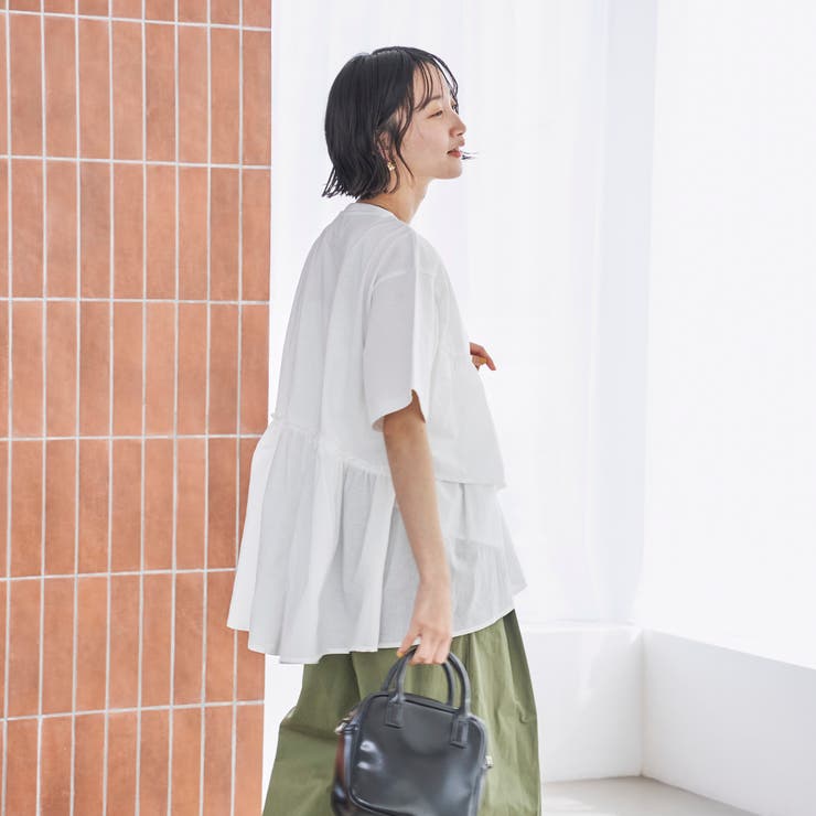 ピグメントフリルドッキングT | coen【women】 | 詳細画像3 