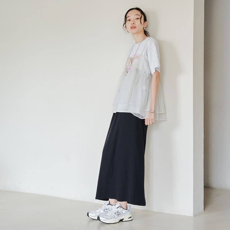 【セットアイテム】ラメチュールキャミセットロゴTシャツ | coen【women】 | 詳細画像20 
