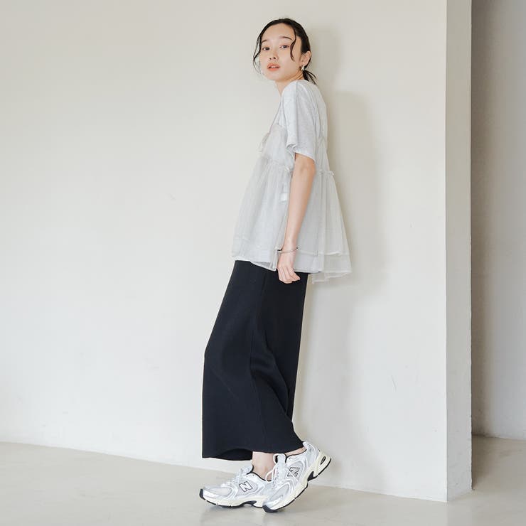 【セットアイテム】ラメチュールキャミセットロゴTシャツ | coen【women】 | 詳細画像21 