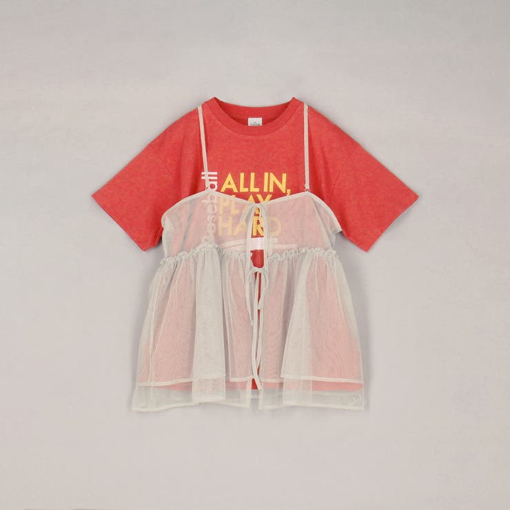 【セットアイテム】ラメチュールキャミセットロゴTシャツ | coen【women】 | 詳細画像33 