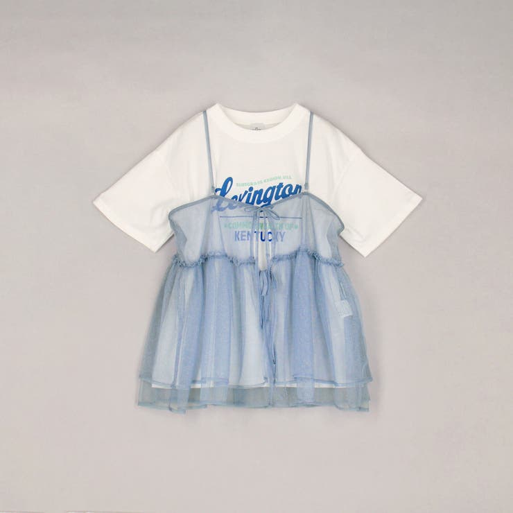 【セットアイテム】ラメチュールキャミセットロゴTシャツ | coen【women】 | 詳細画像41 