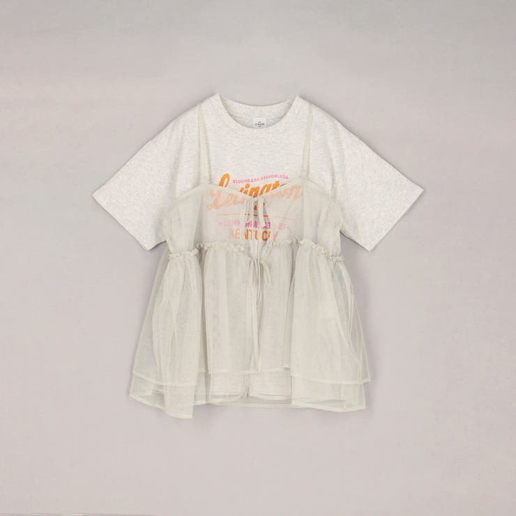 【セットアイテム】ラメチュールキャミセットロゴTシャツ | coen【women】 | 詳細画像44 