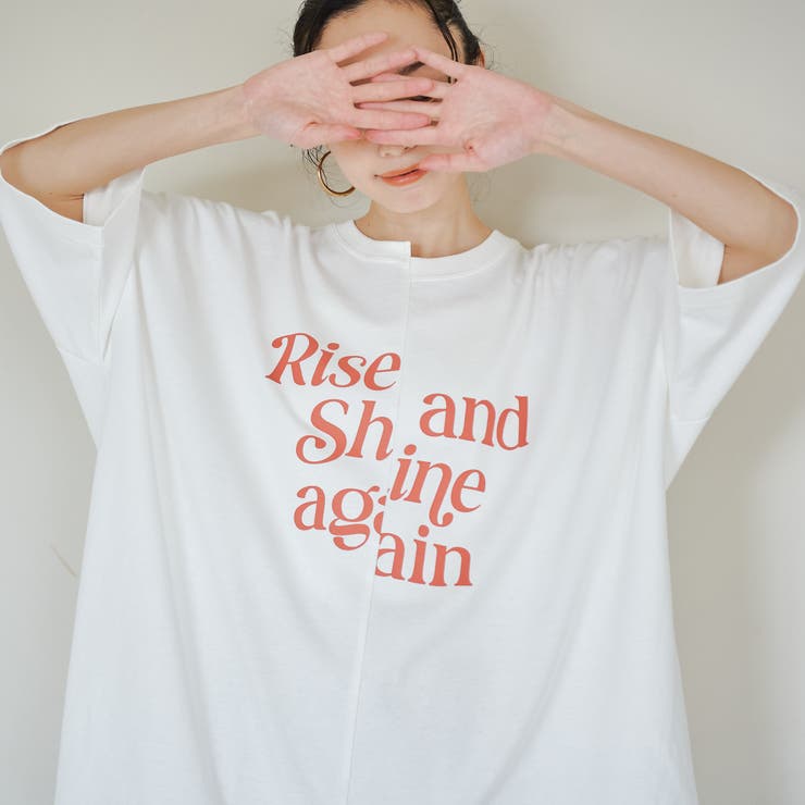 OFF WHITE | PENNEYS別注 リメイクBIG-Tシャツ | coen【women】