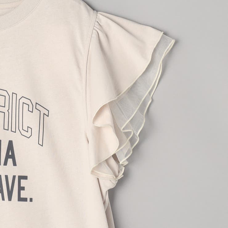 チュールレイヤーフリルスリーブTシャツ | coen【women】 | 詳細画像26 