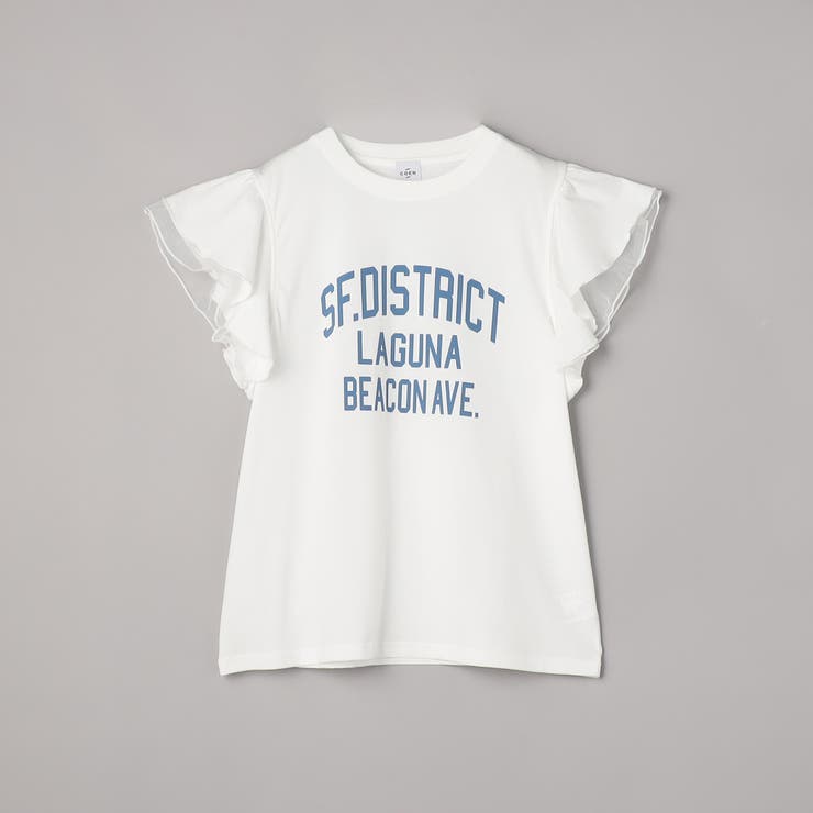 チュールレイヤーフリルスリーブTシャツ | coen【women】 | 詳細画像29 